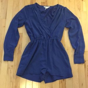 BCBG Long Sleeve Romper 100% Polyester
